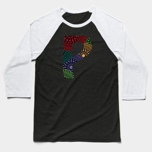 P Aboriginal Art Baseball T-Shirt